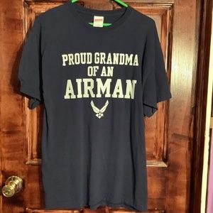 Women’s Soffe “PROUD GRANDMA OF AN AIRMAN” Size L